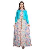 Multicolor printed rayon kurti