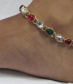 Multicolor anklets