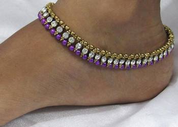Purple anklets 2