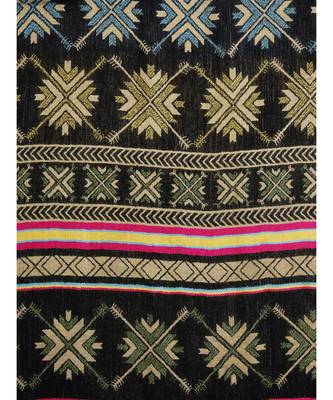 Multicolour Viscose Jacquard Reversible Shawl (70x200 cm) 5