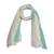 Multicolour Striped Cotton Viscose Stole(50 x200 cm)