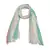 Multicolour Striped Cotton Viscose Stole(50 x200 cm)