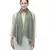 Olive Green striped Viscose  Stole (70 x 180 cm)