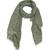 Olive Green striped Viscose  Stole (70 x 180 cm)