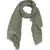 Olive Green striped Viscose  Stole (70 x 180 cm)