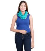 Rama Green Solid Viscose Fringes Stole (70X200) cm