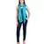 Rama Green Solid Viscose Fringes Stole (70X200) cm