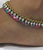 Multicolor anklets