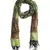 Green/Black Paisley Viscose Reversible Shawl  (70X200 cm)