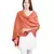 Red/Beige Paisley Viscose Jacquard Reversible Shawl (70X200 cm)