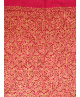 Pink/Beige Paisley Viscose Jacquard Reversible Shawl (70X200 cm) 4