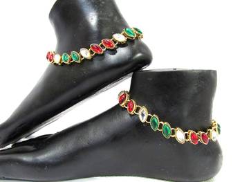 Multicolor anklets 3