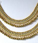 Gold anklets