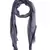 Grey/Black Modal Wool Stole (50X180 cm)