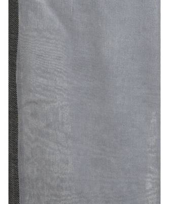Grey/Black Modal Wool Stole (50X180 cm) 4