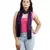 Purple/Black Paisley Jacquard Viscose Stole (25X180 cm)
