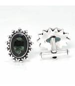 Alexandrite Gemstone Silver Jewelry Cufflinks Stnd