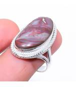 Gorgeous Laguna Lace Agate Silver Jewelry Ring Size 9.5 Ar4140