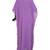 Lilac Embroidered Crystal Embellished Arabian Traditional Chiffon Kaftan Farasha