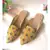 Slip on Pointed loafers with soft Gold cushioning sole