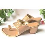 Nude Gold Filigree Kolapuri