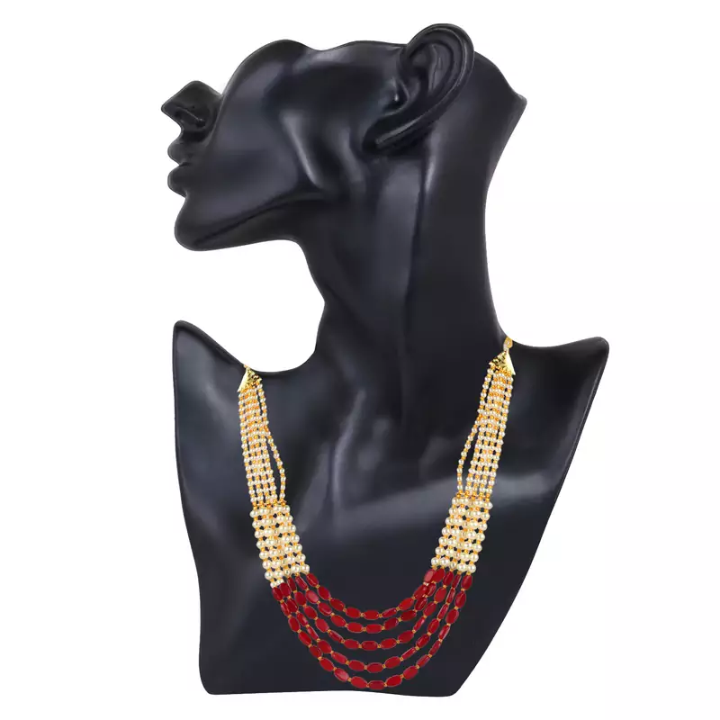 Red necklaces