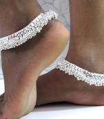 Silver anklets