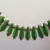 White & Green Beaded Necklace for kids