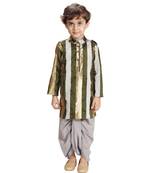 Emerald Stripe Dhoti Kurta Set