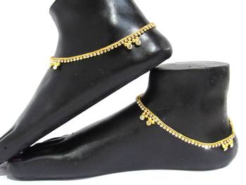Gold anklets 3