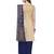 Beige Silk blend Jacquard Work Unstitched Dress Material For Women's