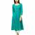 Green plain cotton kurti