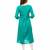 Green plain cotton kurti