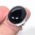 Black Onyx Gemstone Ethnic  Silver Jewelry Ring Size 9
