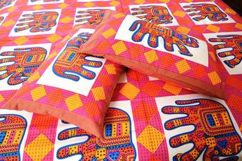 Multicolor Sanganeri Cotton Printed Double Bed Size Bedsheet 3