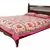 Multicolor Sanganeri Cotton Printed Double Bed Size Bedsheet