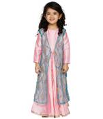 Pink Blue Jacket Gown