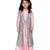 Pink Blue Jacket Gown