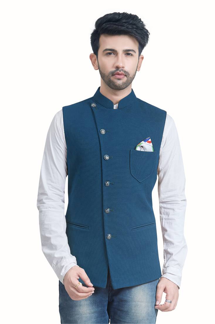 nehru jacket plain