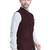 Maroon plain velvet nehru jacket