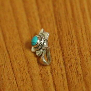 Turquoise Nose Ring 2