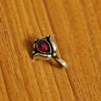 Red Ruby       Nose Ring 1