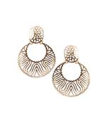 Golden  Wave Earrings