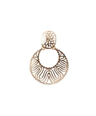 Golden  Wave Earrings 2