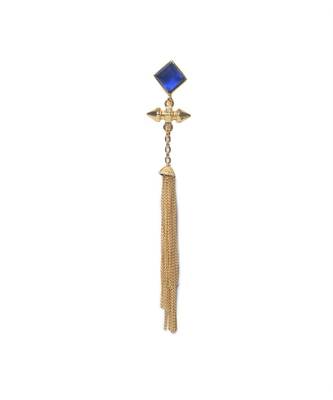 Sapphire Tassel Earrings 2