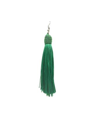 Mariachi Green Tassel Earrings 2