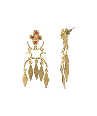 Gold Tassel Earrings 2