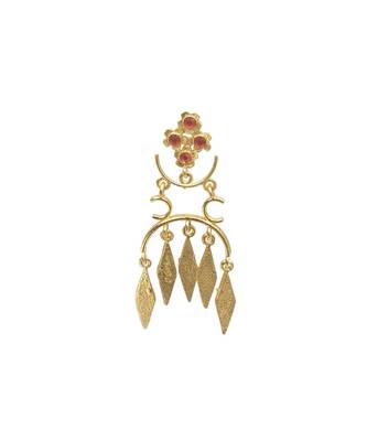 Gold Tassel Earrings 3
