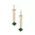 Esme Green Tassel Earrings