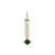 Esme Green Tassel Earrings